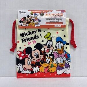 Disney Mickey & Friends Fluffy Drawstring Bag